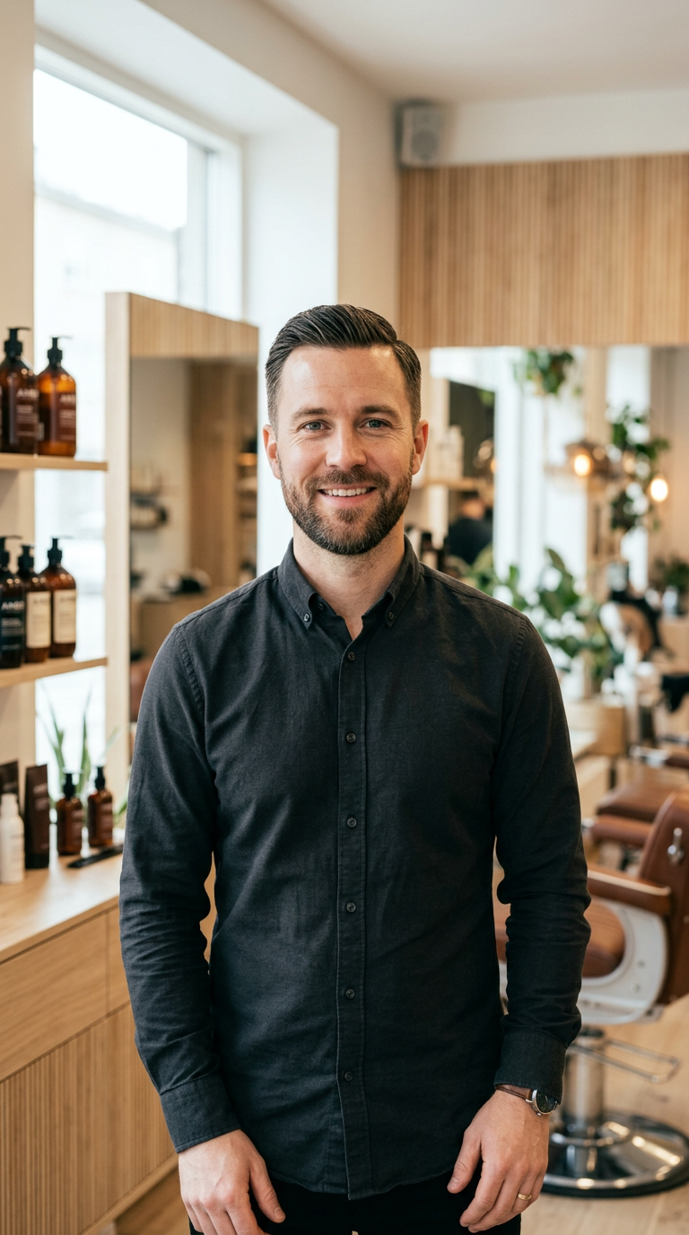 Erik Malm, Barber och herrstylist på Demo Salong